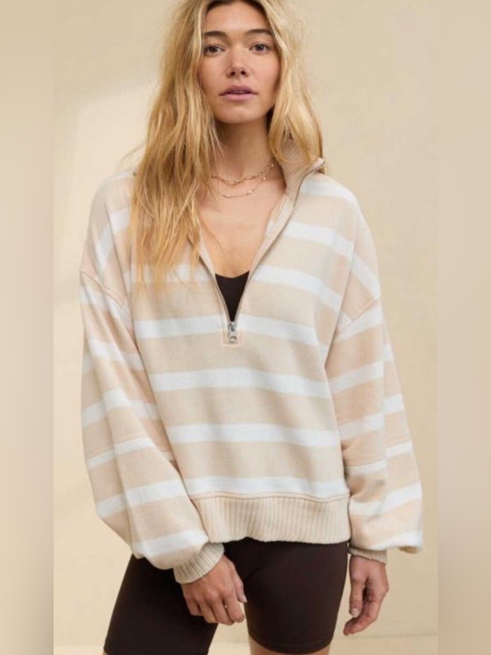 Aerie Sun’s Out Quarter Zip Sweatshirt